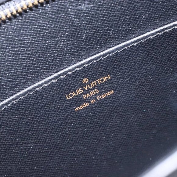 LOUIS VUITTON Epi Pochette Homme Clutch Bag Black Noir LV Auth - Picture 8 of 16